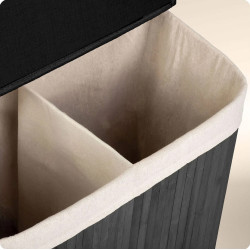 Coș de rufe Massido 678101 (Beige/Black) Thumb