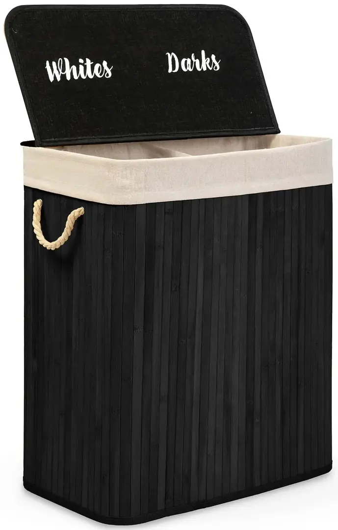 Coș de rufe Massido 678101 (Beige/Black)