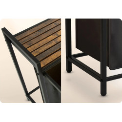 Корзина для белья Massido 678300 (Brown/Black) Thumb