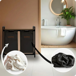 Корзина для белья Massido 678300 (Brown/Black) Thumb