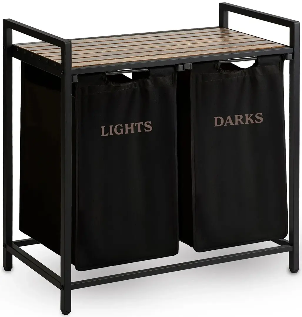 Корзина для белья Massido 678300 (Brown/Black)