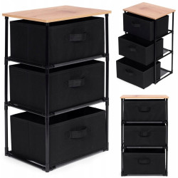 Comoda Modern Home SNJ403068-3 (Black) Thumb