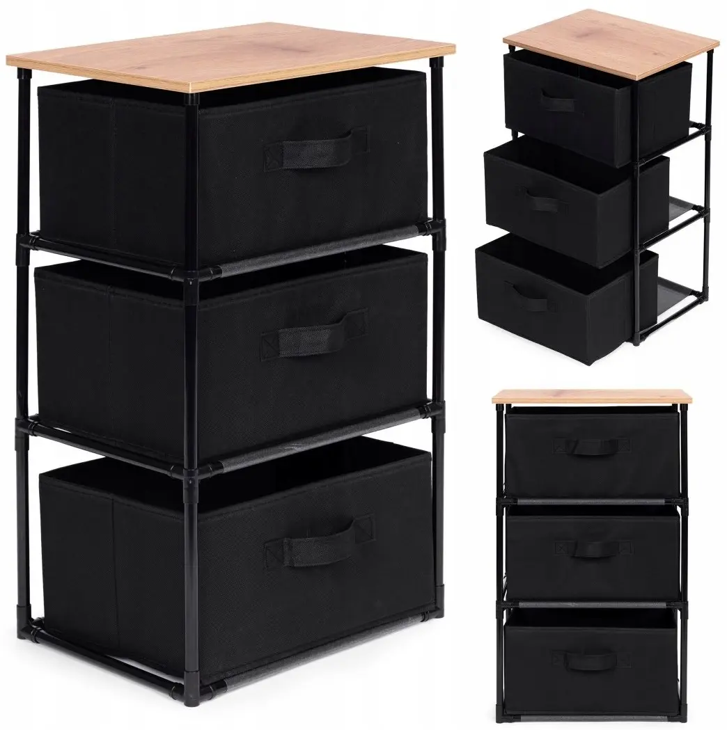 Comoda Modern Home SNJ403068-3 (Black) - 4