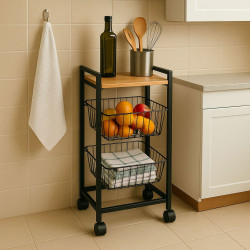 Etajera Modern Home SNJ293070Q-WL-O (Black) Thumb