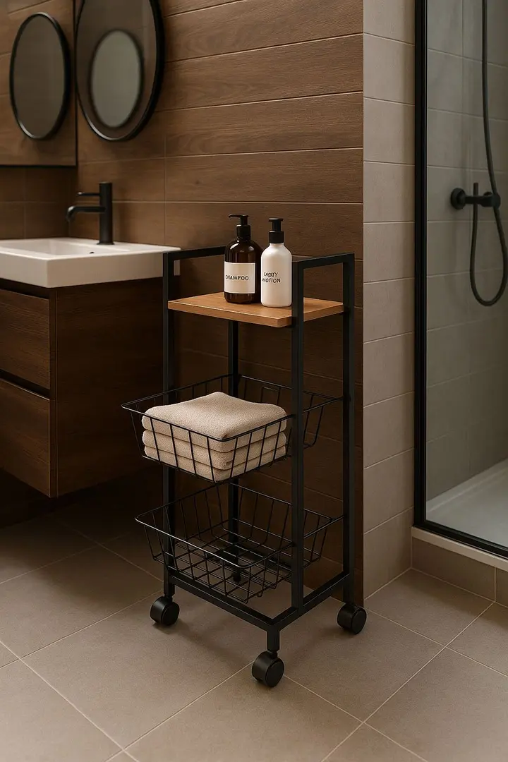 Etajera Modern Home SNJ293070Q-WL-O (Black)