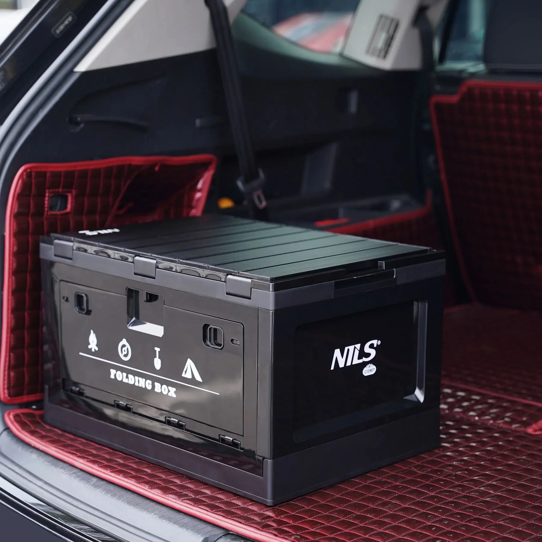 Контейнер складной Nils Camp NCB4006 2in1 (Black) - 11