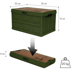 Контейнер складной Nils Camp NCB4007 2in1 (Green) Thumb
