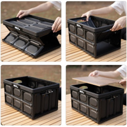 Коробка для хранения 2в1 Nils Camp NCB4005 (Black) Thumb