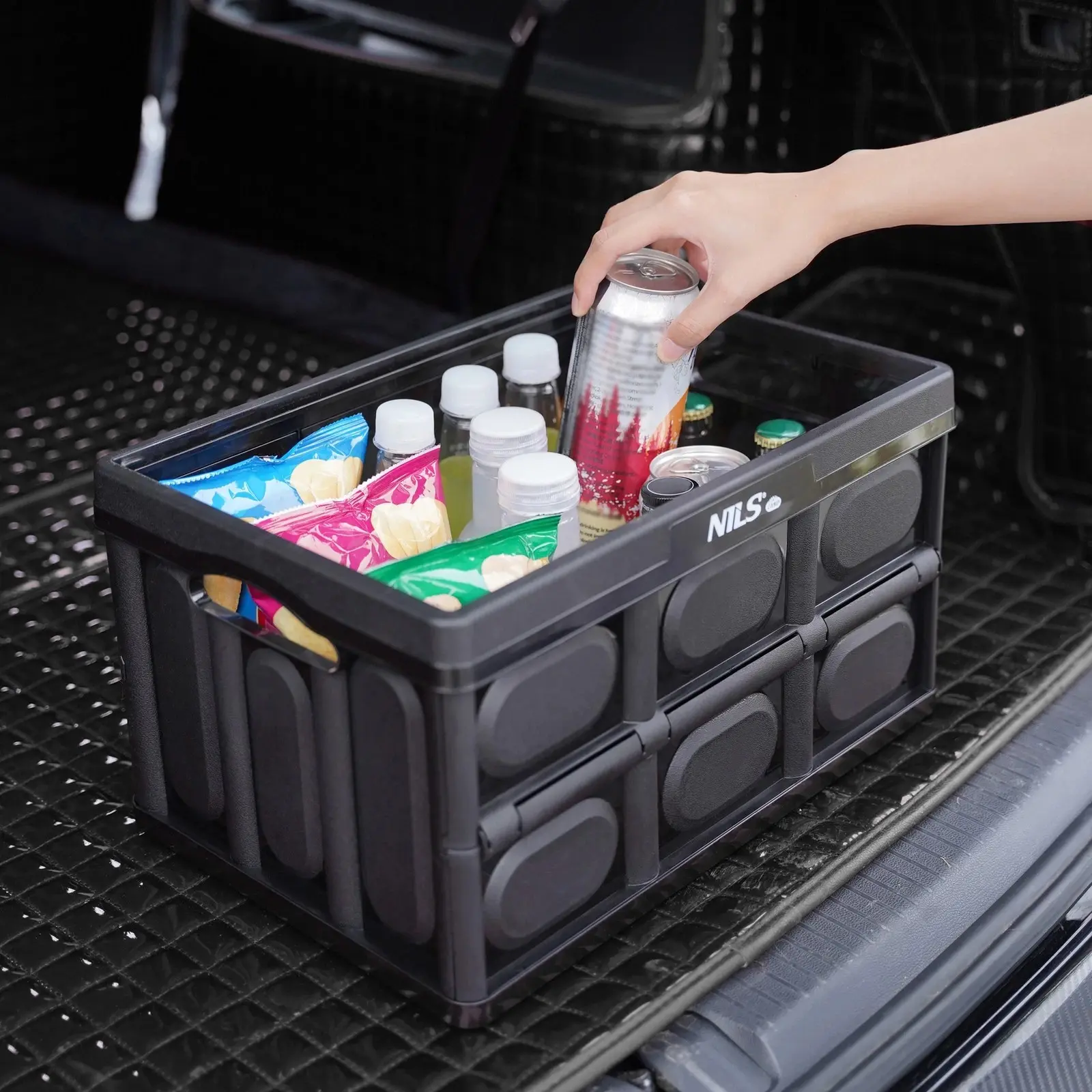 Коробка для хранения 2в1 Nils Camp NCB4005 (Black)