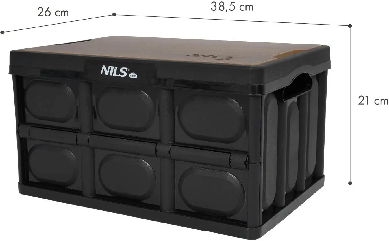 Коробка для хранения 2в1 Nils Camp NCB4005 (Black)