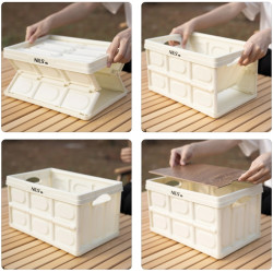 Cutie de depozitare 2in1 Nils Camp NCB4007 (White) Thumb