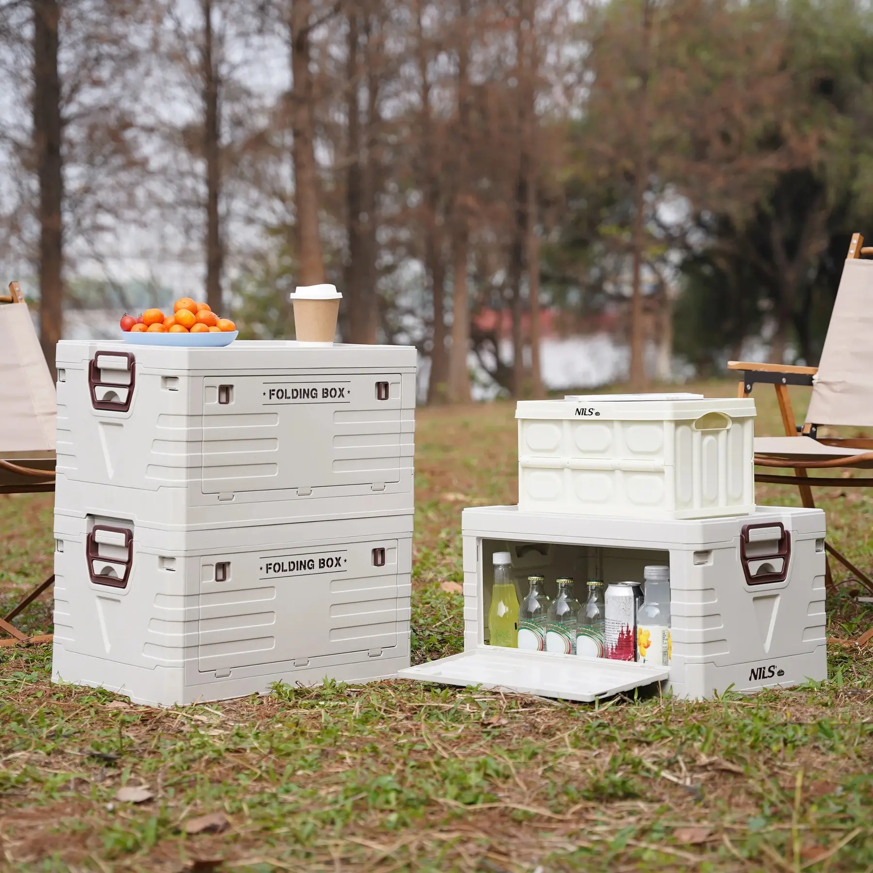 Cutie de depozitare 2in1 Nils Camp NCB4007 (White)