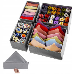 Set organizatoare pentru lenjerie de corp Ruhhy 28167 (Gray) Thumb