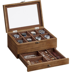 Organizator de accesorii Songmics JOW008K01 (Rustic Walnut) Thumb