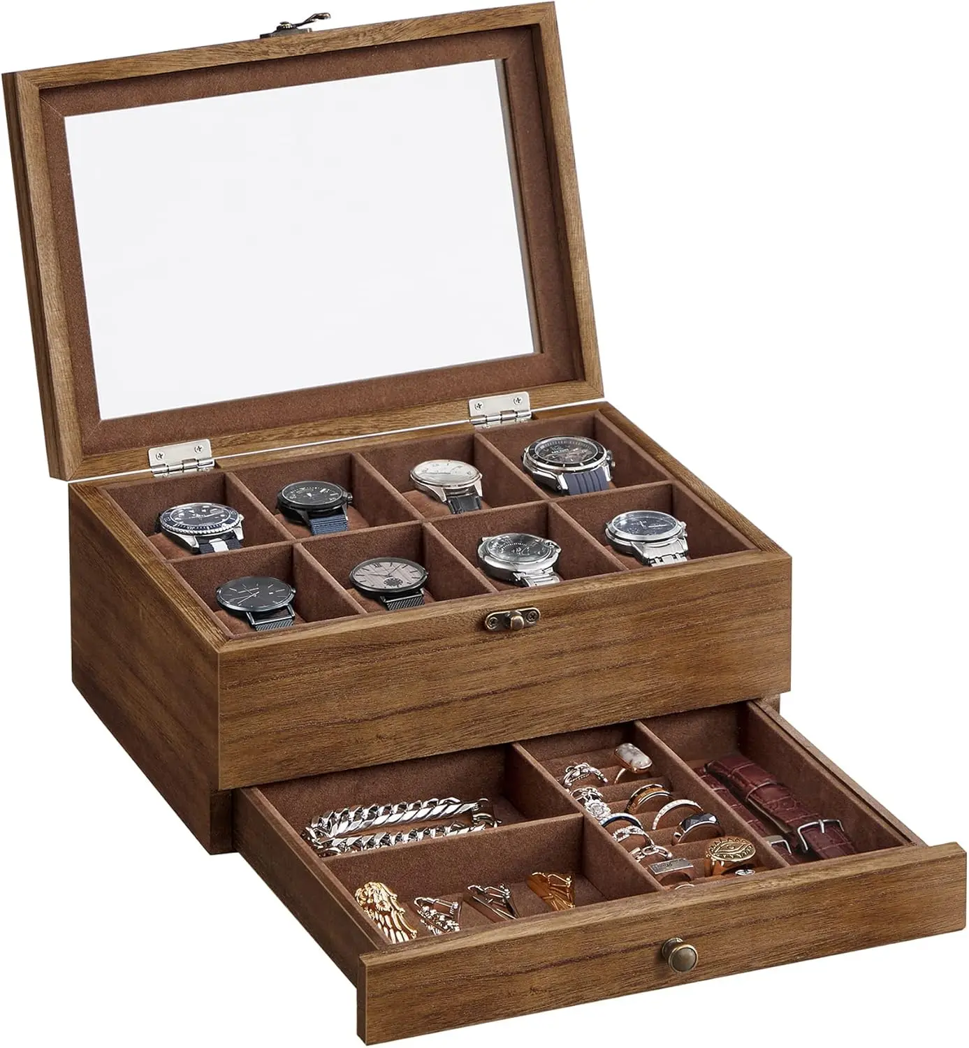 Organizator de accesorii Songmics JOW008K01 (Rustic Walnut) - 2