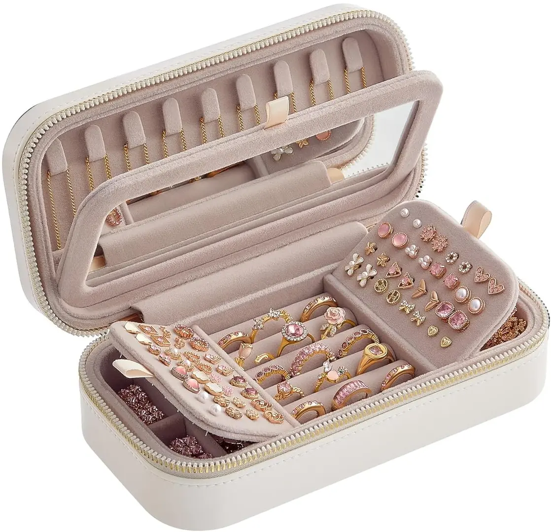 Organizator de bijuterii Songmics Anah JBC180W01 (Cloud White)