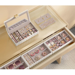 Organizator de bijuterii Songmics Anah JBC181W01 (Cloud White) Thumb