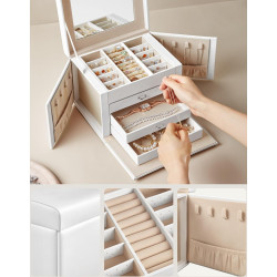 Organizator de bijuterii Songmics JBC159W01 (White) Thumb