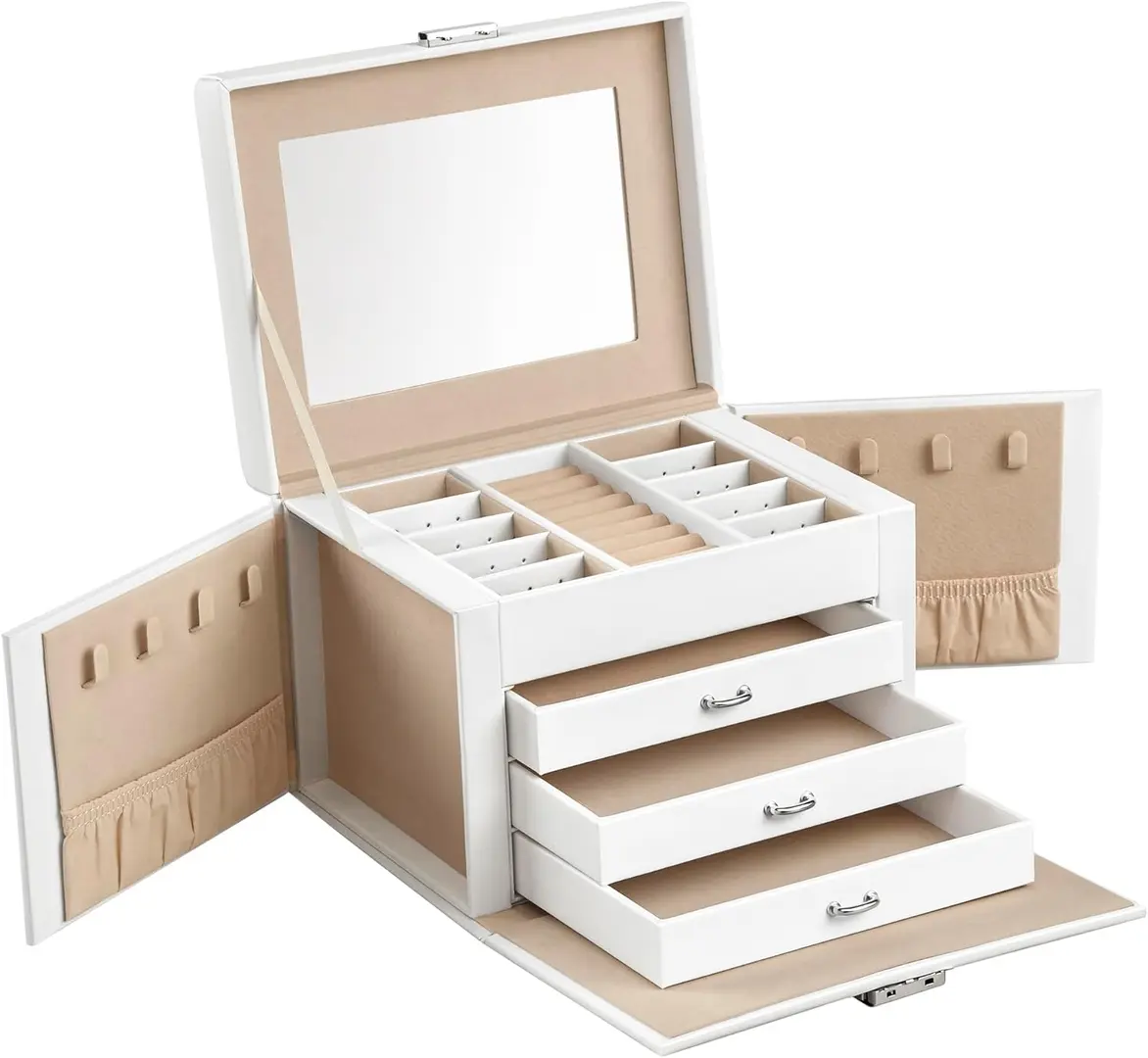 Organizator de bijuterii Songmics JBC159W01 (White)