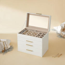 Organizator de bijuterii Songmics JBC161W01 (Cloud White) Thumb