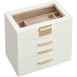 Organizator de bijuterii Songmics JBC161W01 (Cloud White)