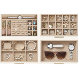 Organizator de bijuterii Songmics JBC161W01 (Cloud White) Thumb