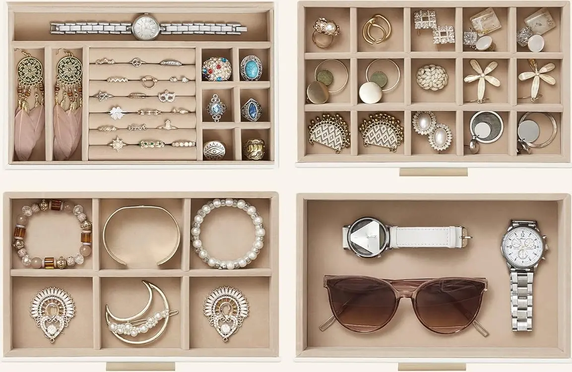 Organizator de bijuterii Songmics JBC161W01 (Cloud White) - 5