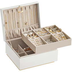 Organizator de bijuterii Songmics JJBC165W01 (White)