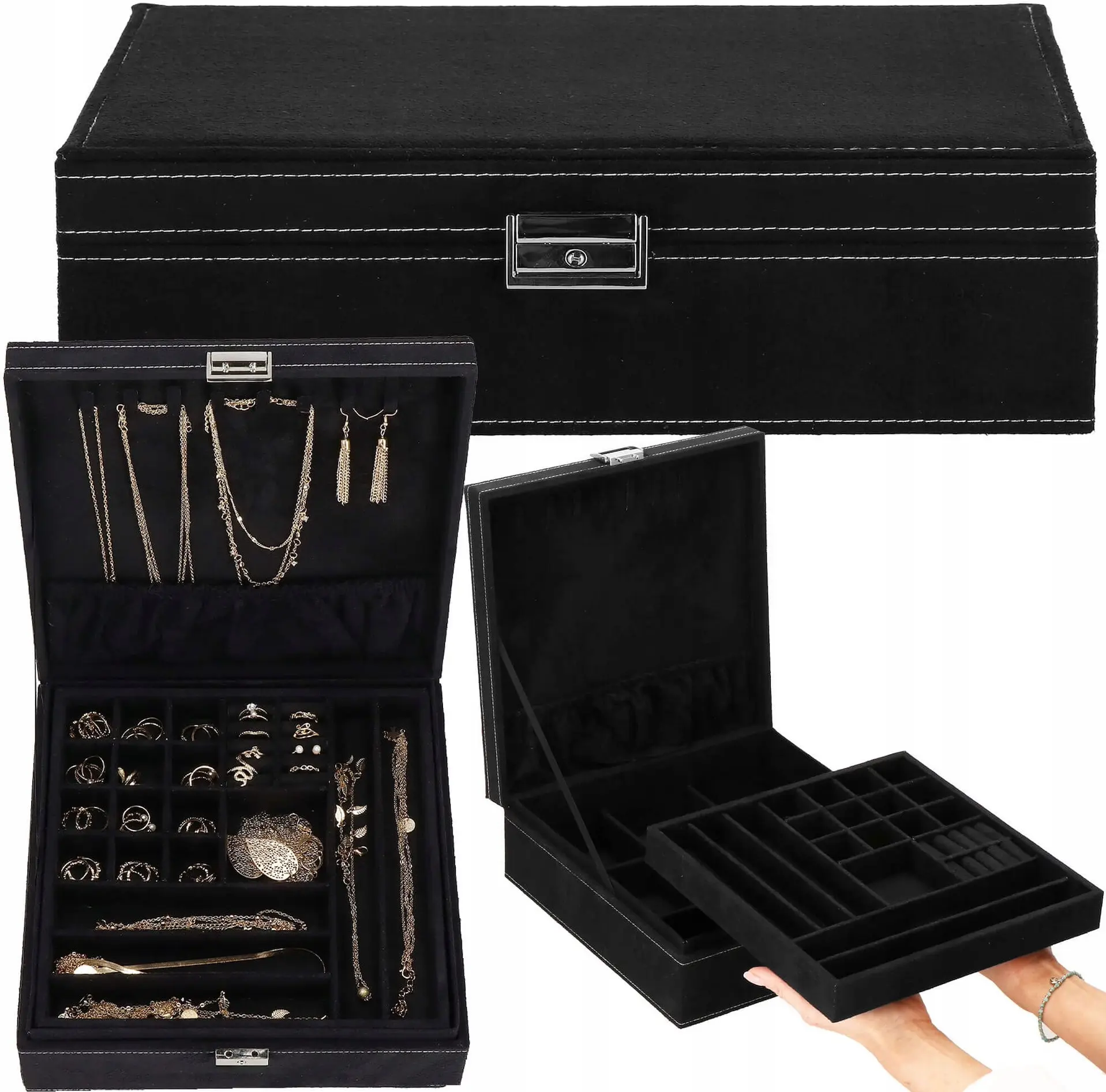 Органайзер для украшений Springos Legere HA1046 (Black) - 7