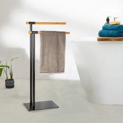 Держатель для полотенец Tempo Kondela Laban (Black/Bamboo) Thumb