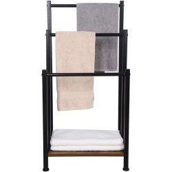 Держатель для полотенец Tempo Kondela Ogin (Black/Natural) Thumb