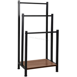 Держатель для полотенец Tempo Kondela Ogin (Black/Natural)