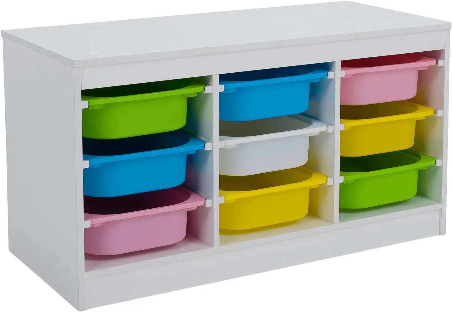 Comoda Tempo Kondela Trimal (White/Multicolor)