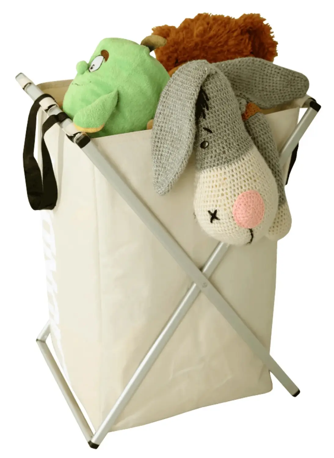 Cos pentru rufe Tempo Kondela Laundry New Typ 1 (Grey/Beige) - 11