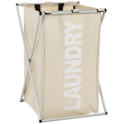 Cos pentru rufe Tempo Kondela Laundry New Typ 1 (Grey/Beige) Thumb