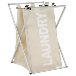 Cos pentru rufe Tempo Kondela Laundry New Typ 1 (Grey/Beige) Thumb