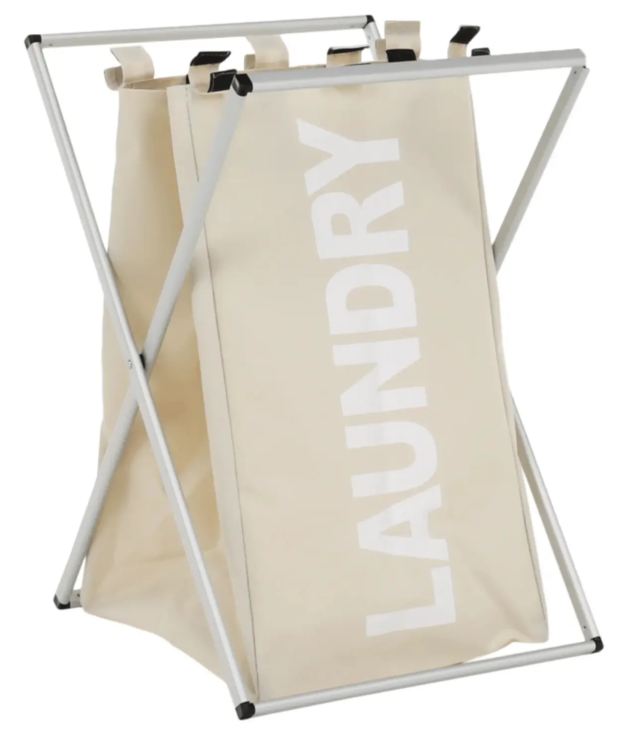 Cos pentru rufe Tempo Kondela Laundry New Typ 1 (Grey/Beige) - 4