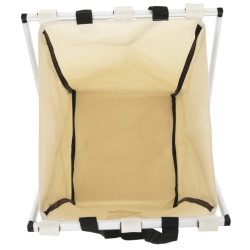 Cos pentru rufe Tempo Kondela Laundry New Typ 1 (Grey/Beige) Thumb