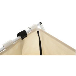 Cos pentru rufe Tempo Kondela Laundry New Typ 1 (Grey/Beige) Thumb