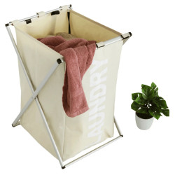 Cos pentru rufe Tempo Kondela Laundry New Typ 1 (Grey/Beige) Thumb