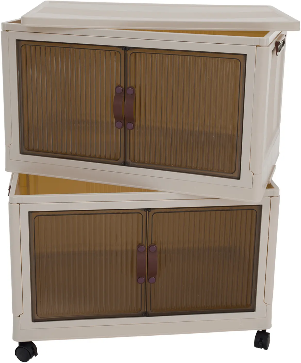 Тумба Tempo Kondela Posa Typ 1 (White/Brown)