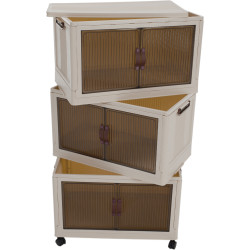 Тумба Tempo Kondela Posa Typ 2 (White/Brown) Thumb