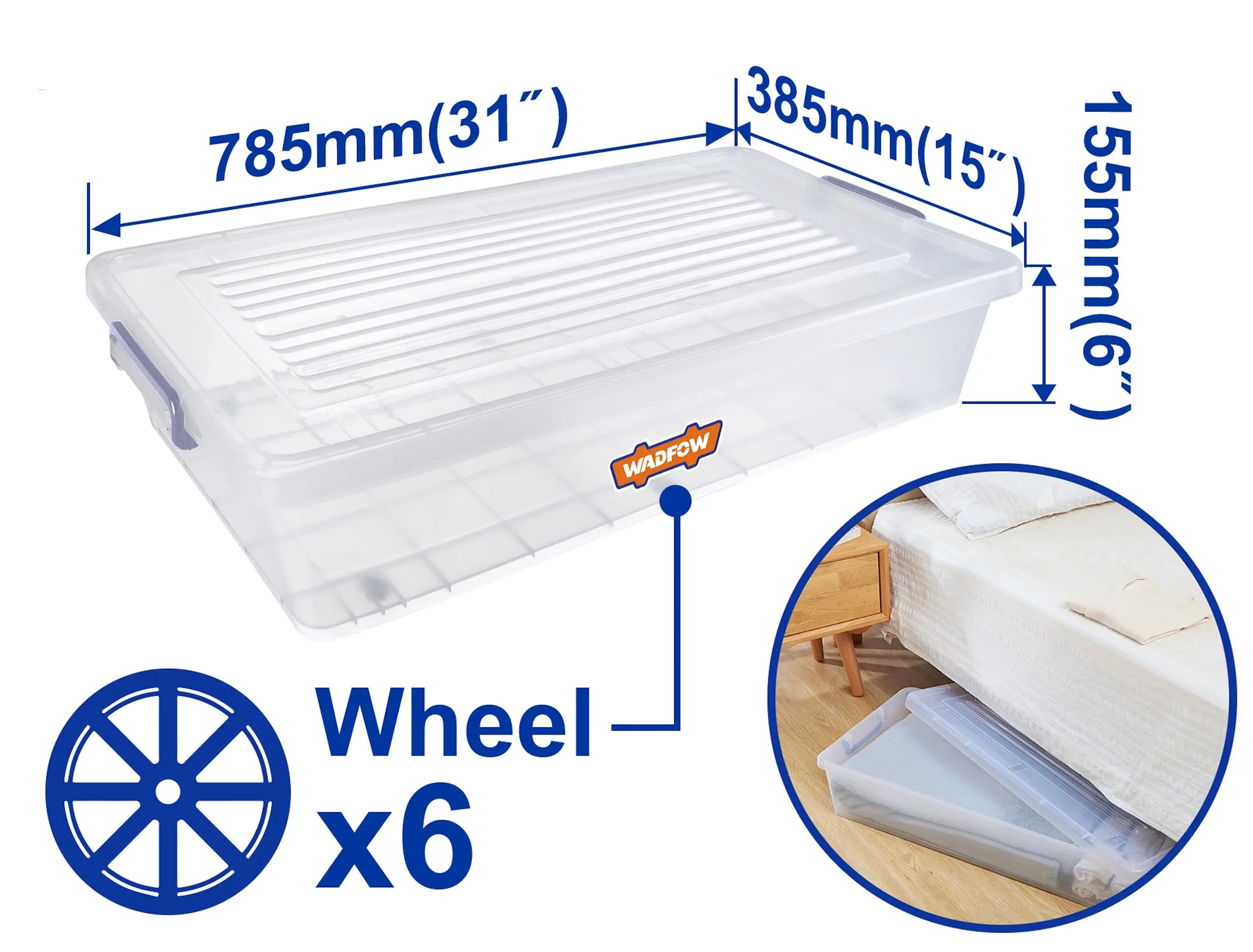 Container Wadfow WTB2434 (Transparent) - 2