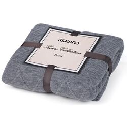 Плед Askona Basic 130x170 (Smoky Grey) Thumb