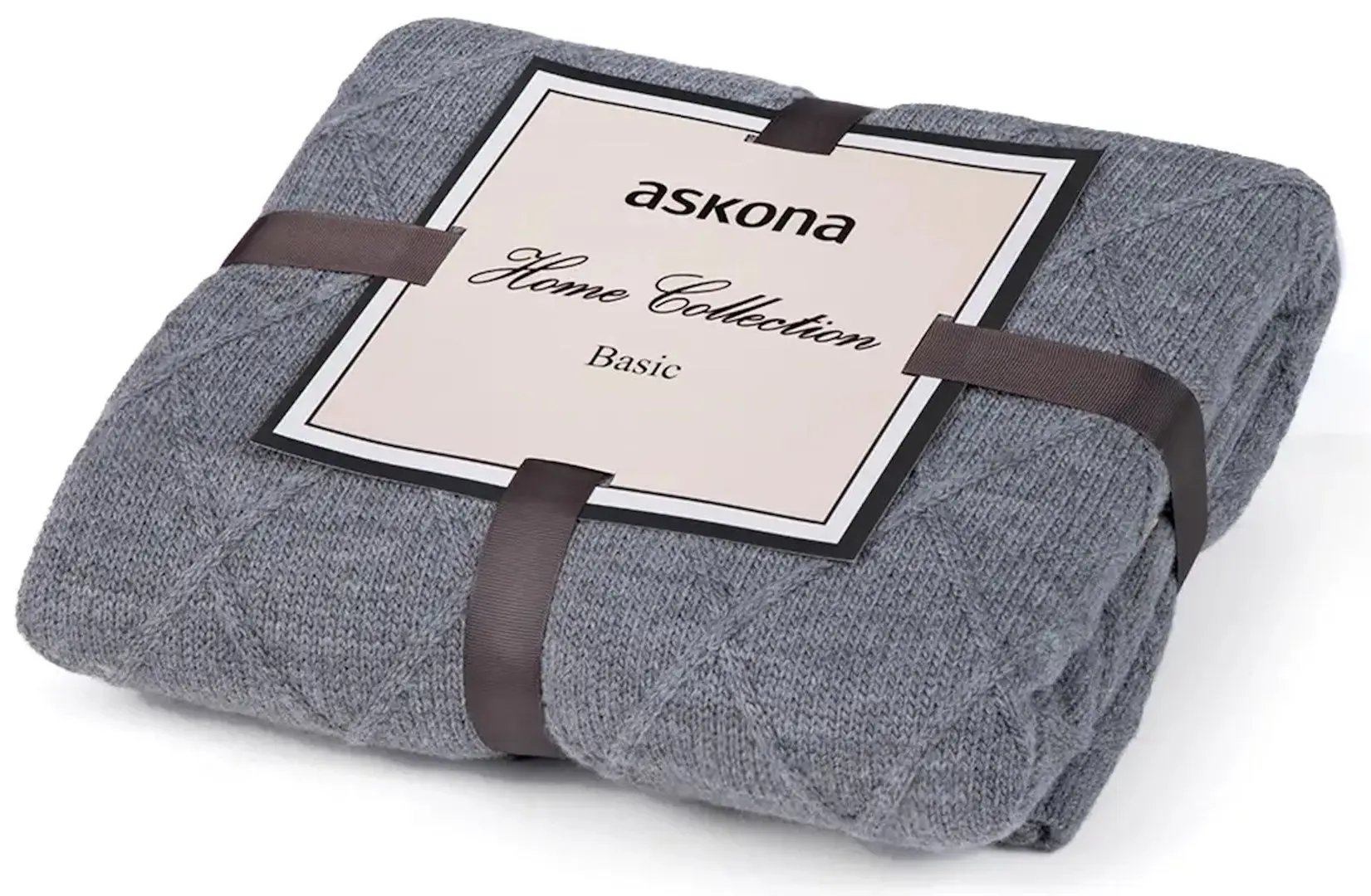 Плед Askona Basic 130x170 (Smoky Grey)