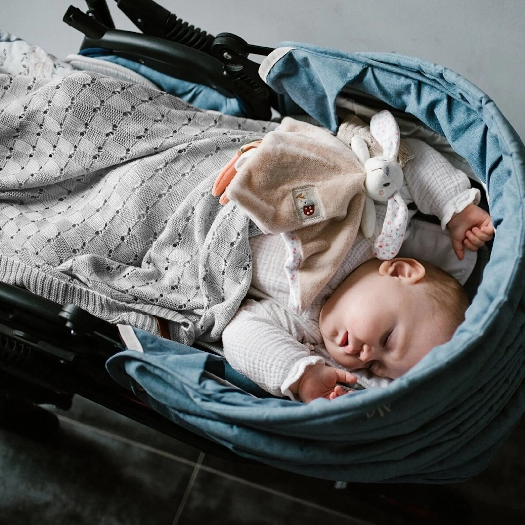 Плед BabyOno 1479/02 75x100 (Grey) - 3