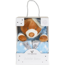 Плед Cangaroo Addie Bear 90x75 (Blue) Thumb