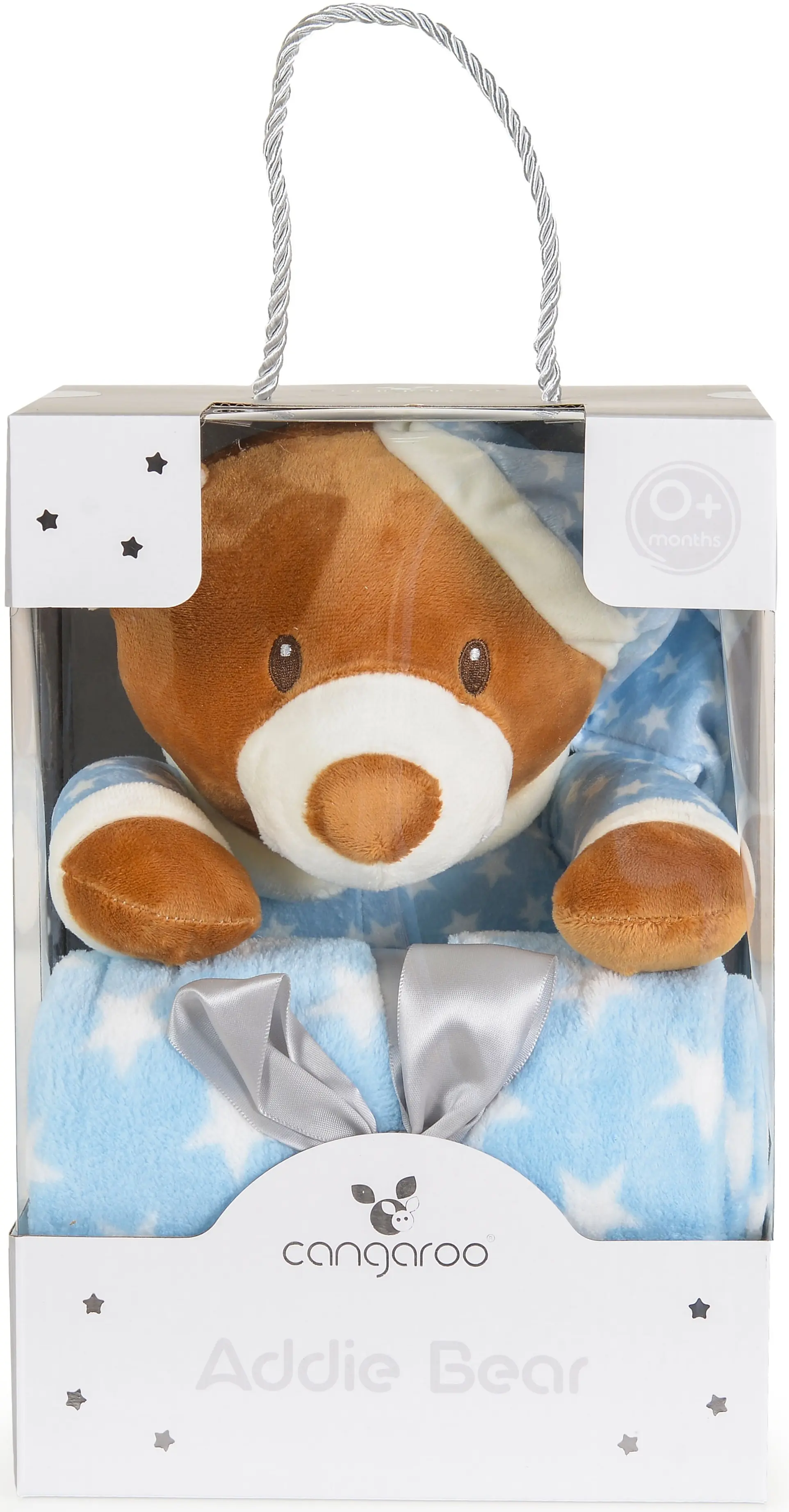 Плед Cangaroo Addie Bear 90x75 (Blue) - 2