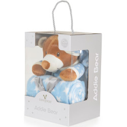 Плед Cangaroo Addie Bear 90x75 (Blue) Thumb