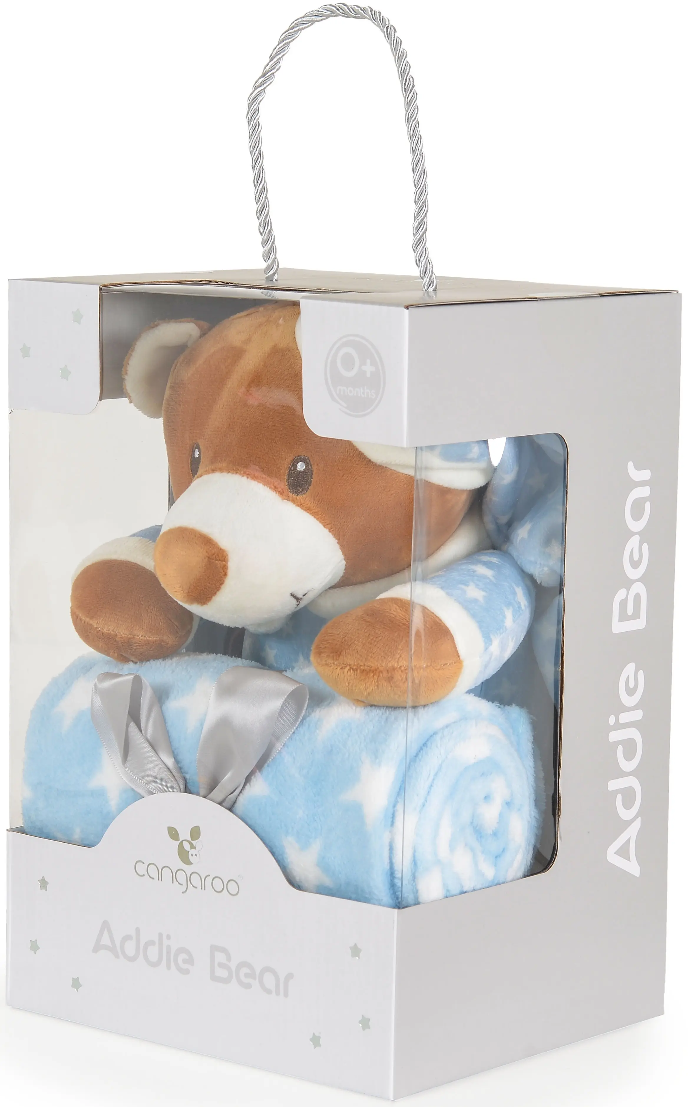Плед Cangaroo Addie Bear 90x75 (Blue) - 3